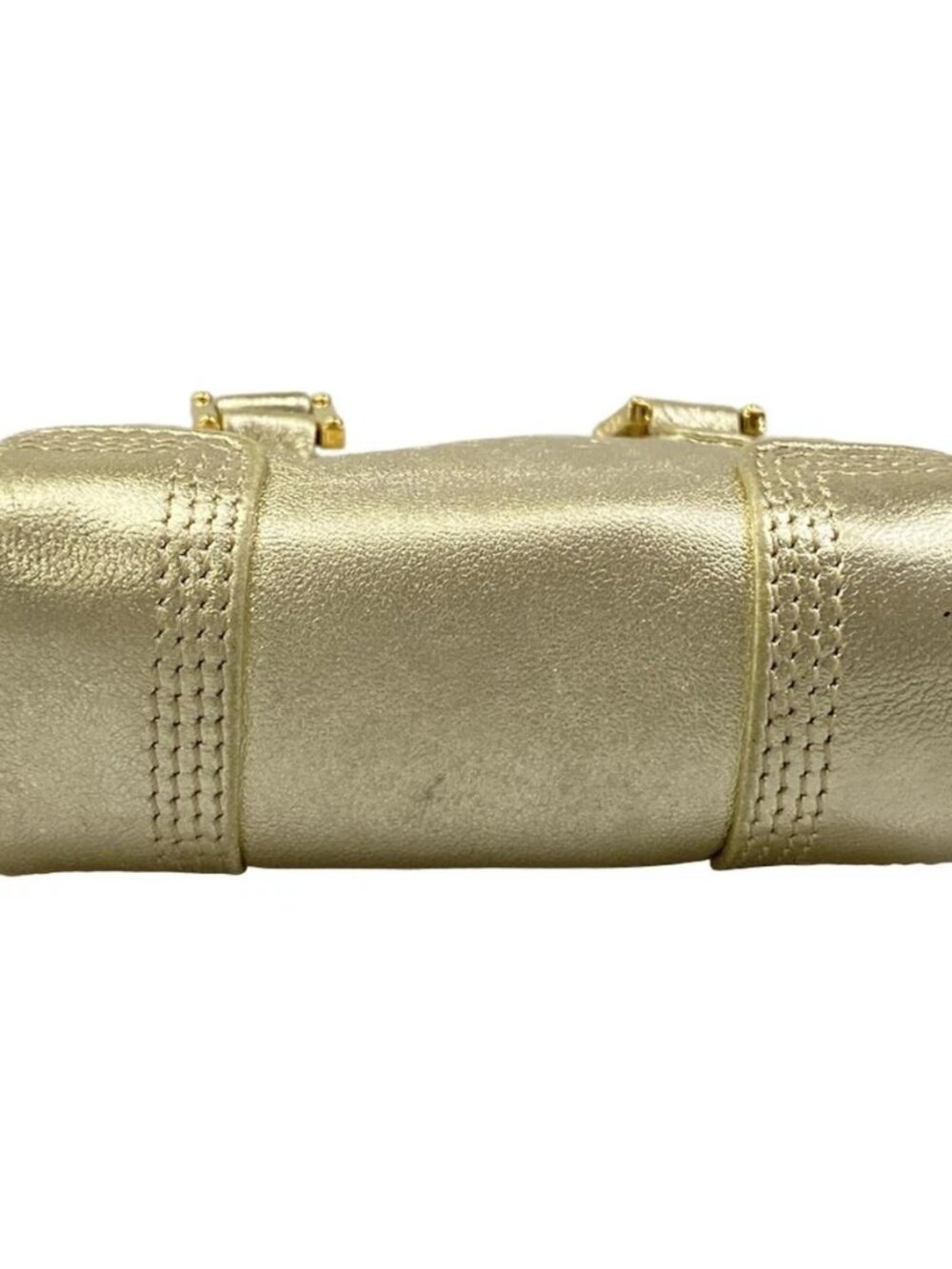 LOEWE Amazon Nano Gold Leather Handbag - Picture 5 of 13